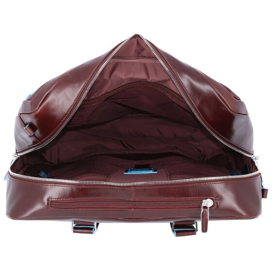 Piquadro Blue Square 2-Wheel Business Trolley Leather 36 cm Laptop Compartment