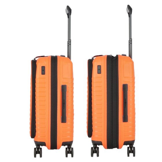 Samsonite Intuo 4 kółka Walizka kabinowy 55 cm Komora na laptopa z plisą rozprężną