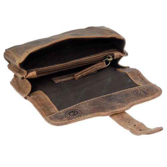 Greenburry Vintage Military Fanny Pack Leather 16 cm