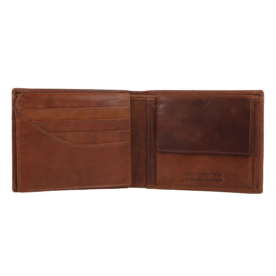 Greenburry Newport Portfel Ochrona RFID Skóra 12 cm