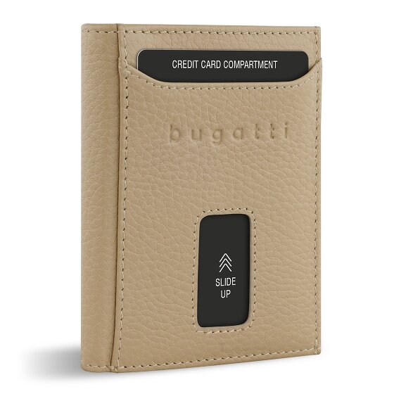 bugatti Secure Slim Portfel Ochrona RFID Skórzany 8 cm
