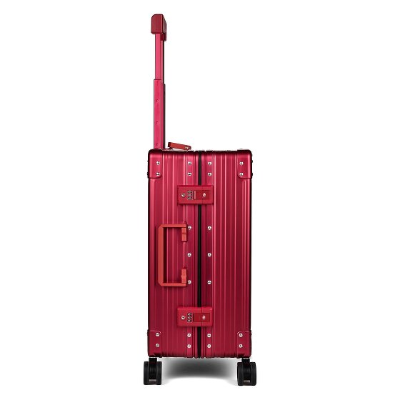 Aleon Walizka kabinowa Traveler Domestic z 4 kółkami, Aluminium, 55 cm