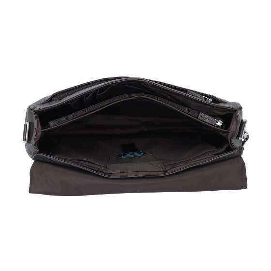 Piquadro Vibe Briefcase Messenger Skórzany 41 cm Komora na laptopa
