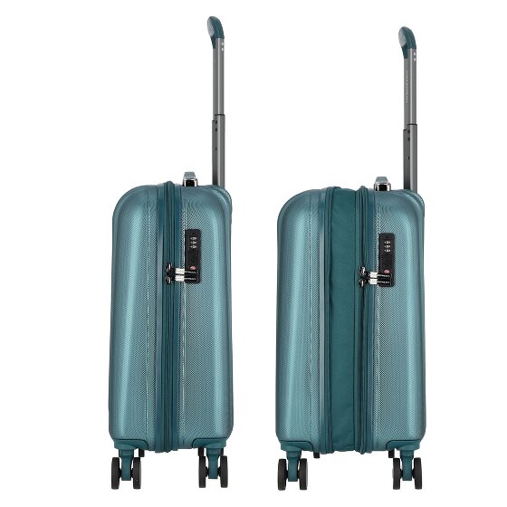 Polestream Moonrock 4 kółka Walizka kabinowy 55 cm z plisą rozprężną