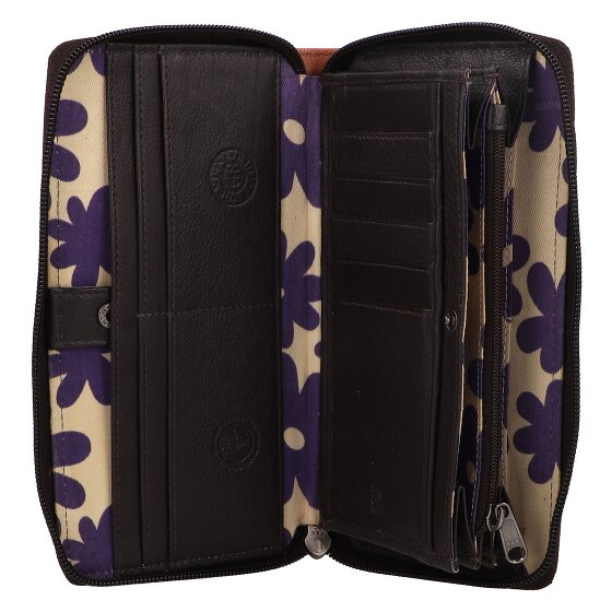 Greenburry Nappa Portfel Ochrona RFID Skórzany 19.5 cm
