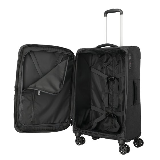 Travelite Kick Off 4 kółka Walizka M 67 cm z funkcją poszerzenia