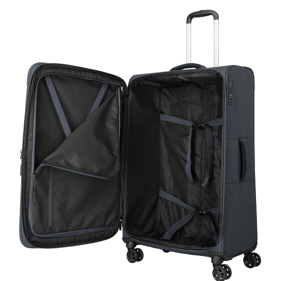 Travelite Kick Off 4 kółka Walizka L 78 cm z funkcją poszerzenia