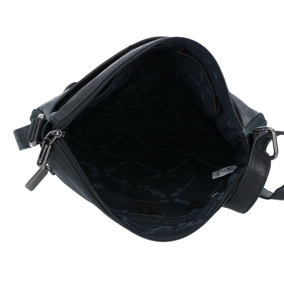 Greenland Nature Black Nappa Torba na ramię Skórzany 29 cm