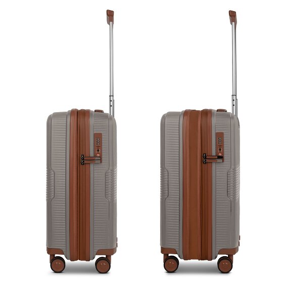 Farmhood Eco Edition 02 4 kółka Walizka kabinowy 55 cm z plisą rozprężną