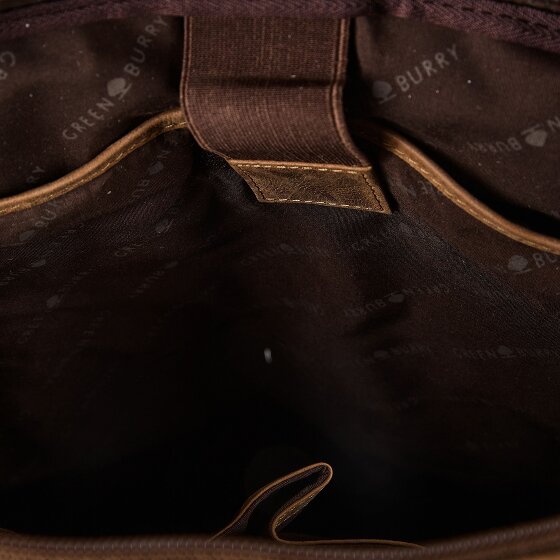 Greenburry Vintage Plecak Skórzany 44 cm Komora na laptopa