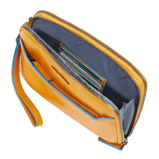 Piquadro Blue Square Kopertówka Skórzany 21 cm