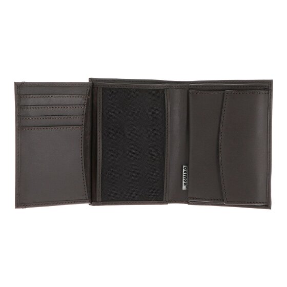 oxmox Leather Portfel Ochrona RFID Skóra 10 cm