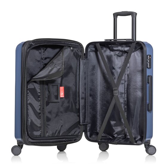 Pack Easy Jolly 4 kółka Walizka M 64 cm z plisą rozprężną