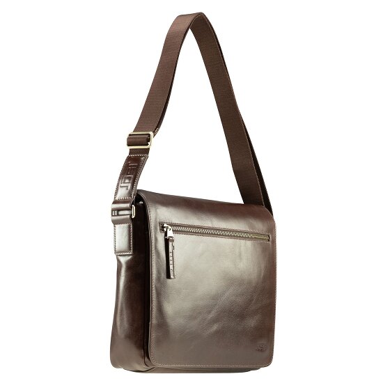 Jost Skagen Briefcase Messenger Skórzany 32 cm Komora na laptopa