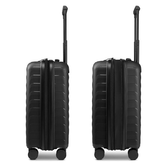 d&n Toronto 4 kółka Walizka kabinowy S 54 cm z plisą rozprężną