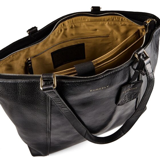 Burkely Fine Florence Shopper Bag Skórzany 37 cm Komora na laptopa