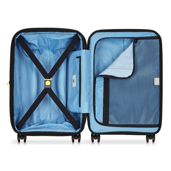 Delsey Paris Lutece Se 4 kółka Walizka kabinowy 55 cm z plisą rozprężną