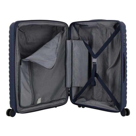 d&n Travel Line 4500 4 kółka Walizka M 65 cm z plisą rozprężną