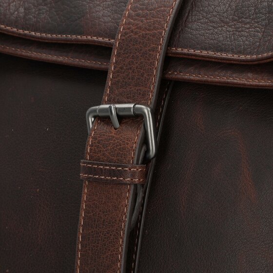 Jack Kinsky Porto Plecak Skórzany 37 cm Komora na laptopa