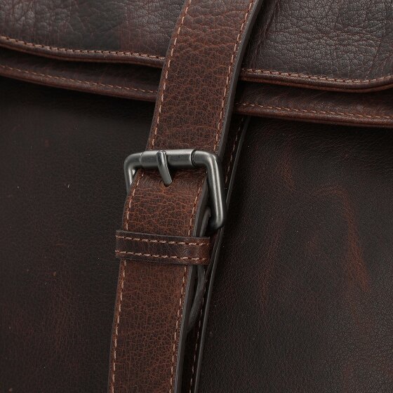 Jack Kinsky Porto Plecak Skórzany 37 cm Komora na laptopa