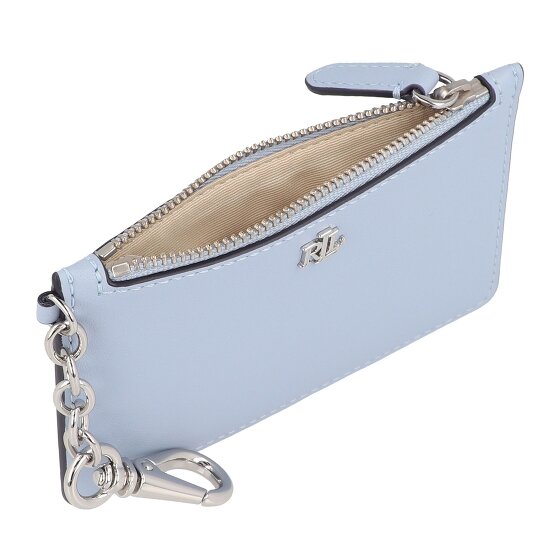 Lauren Ralph Lauren Zip Card Portfel z kluczem Skórzany 13 cm