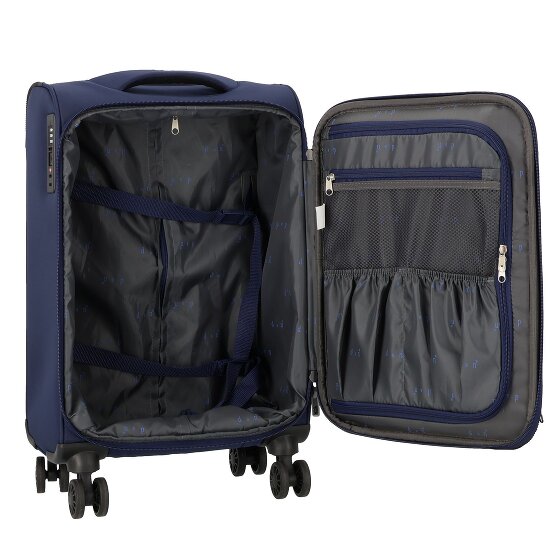 d&n Travel Line 9504 4 kółka Walizka kabinowy S 55 cm