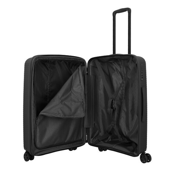 Travelite Air Stripe 4 kółka Walizka M 66 cm z plisą rozprężną