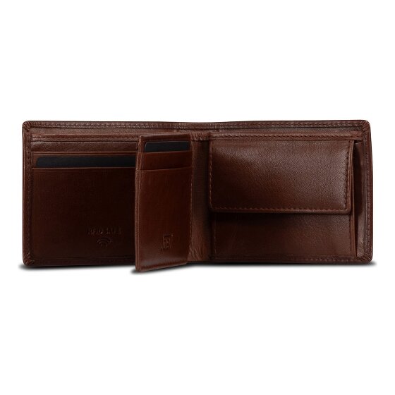 Jost Vardo Portfel Ochrona RFID Skórzany 10.5 cm