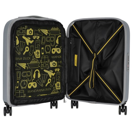 Mandarina Duck Logoduck + 4 kółka Walizka kabinowy S 55 cm