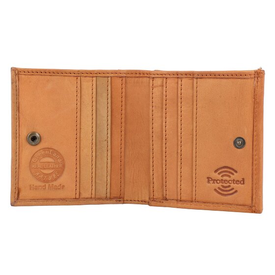 Greenland Nature GreenLand NATURE Portfel Ochrona RFID Skórzany 10 cm