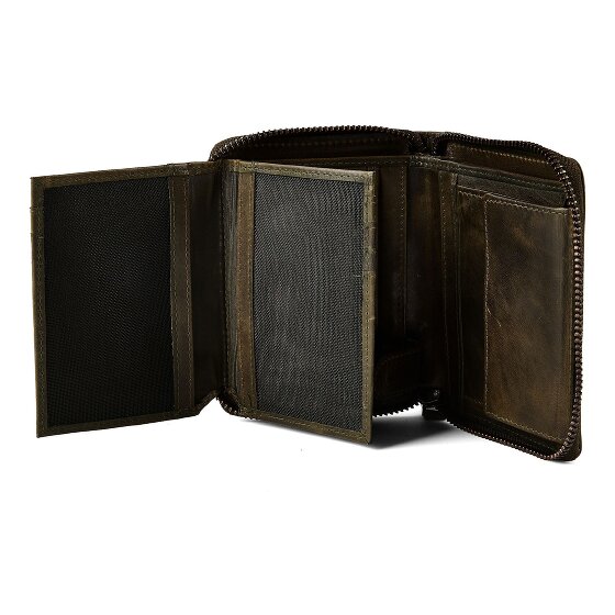 Greenburry Newport Portfel Ochrona RFID Skórzany 10 cm