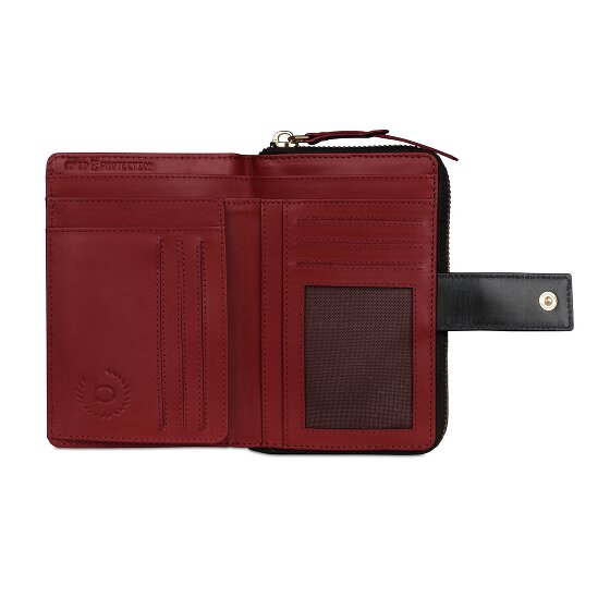 bugatti Viola Portfel Ochrona RFID Skórzany 14 cm