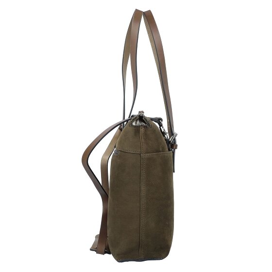 Castelijn & Beerens Nubuck Torba na ramię Skóra 40 cm Komora na laptopa