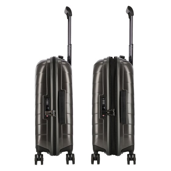 Samsonite Attrix 4 kółka Walizka kabinowy 55 cm z plisą rozprężną