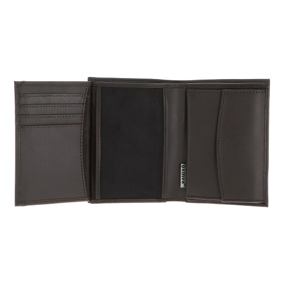 oxmox Leather Portfel Ochrona RFID Skóra 10 cm