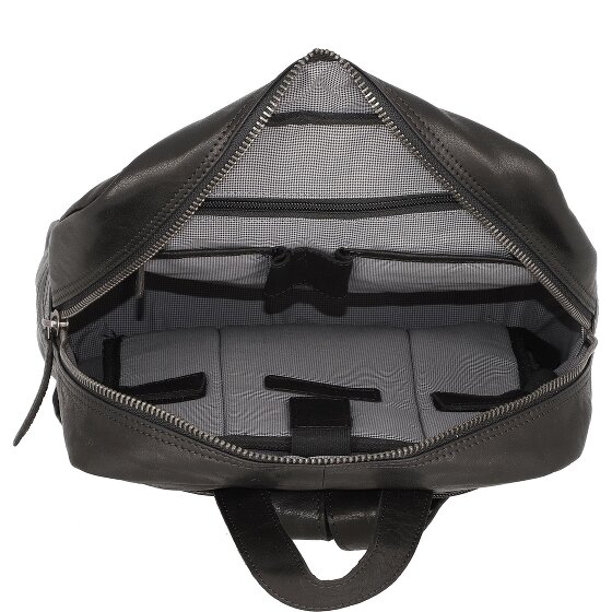 Spikes & Sparrow Bronco Plecak skórzany 34 cm Komora na laptopa