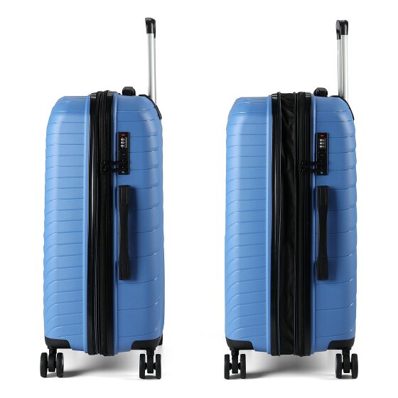 Benzi 5808 4 kółka Zestaw walizek 3-części z plisą rozprężną