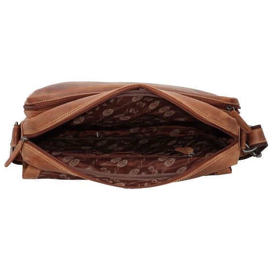 Greenburry Racing Collection Atlanta Briefcase Messenger Skórzany 36 cm