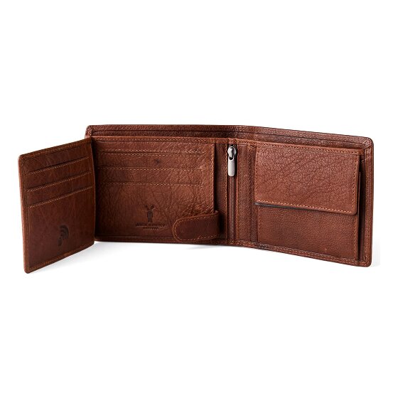 Jack Kinsky Porto 101 Portfel Ochrona RFID Skórzany 12.5 cm