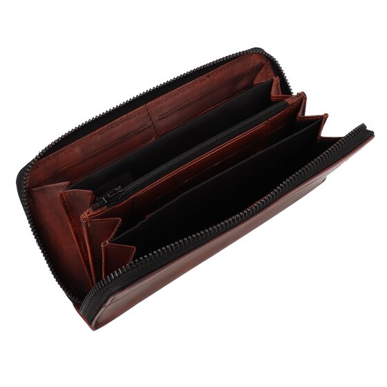 Greenburry Destressed Portfel Ochrona RFID Skórzany 19 cm