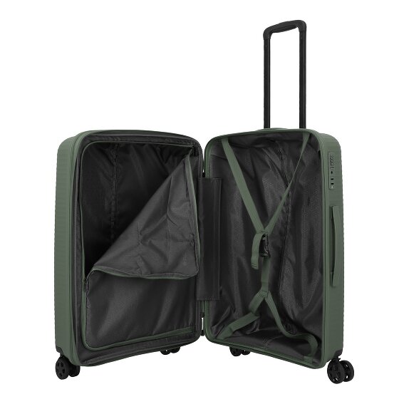 Travelite Air Stripe 4 kółka Zestaw walizek 3-części z funkcją poszerzenia