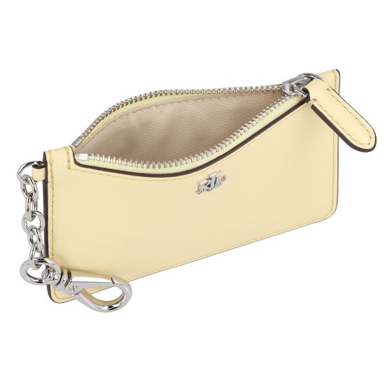 Lauren Ralph Lauren Zip Card Portfel z kluczem Skórzany 13 cm