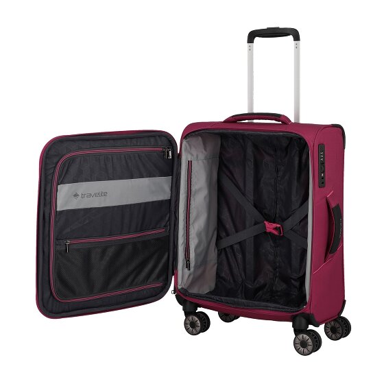 Travelite Wózek kabinowy Skaii z 4 rolkami 55 cm