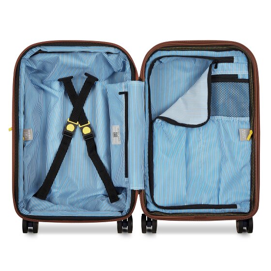 Delsey Paris Carrousel 2 4 kółka Walizka kabinowy 55 cm z plisą rozprężną