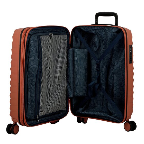 Jump Xwave 4 kółka Walizka kabinowy 55 cm z plisą rozprężną