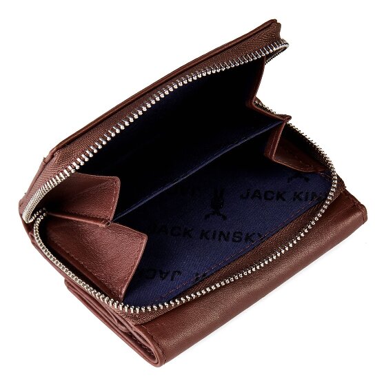 Jack Kinsky Aruba Portfel Ochrona RFID Skórzany 10 cm