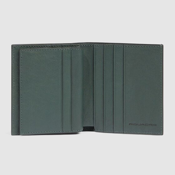 Piquadro Black Square Etui na karty kredytowe Ochrona RFID Skórzany 9 cm