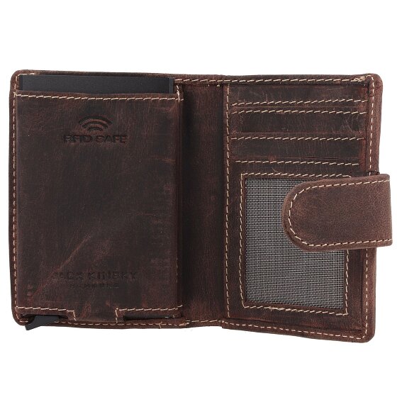 Jack Kinsky Baltimore Etui na karty kredytowe Ochrona RFID Skórzany 11 cm