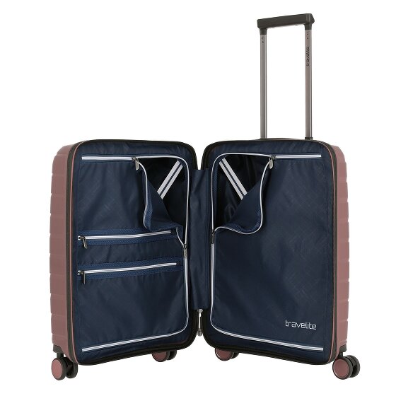 Travelite Air Base 4 kółka Walizka kabinowa 55 cm Komora na laptopa