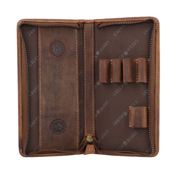 Greenburry Vintage Pencil Case Leather 8,5 cm